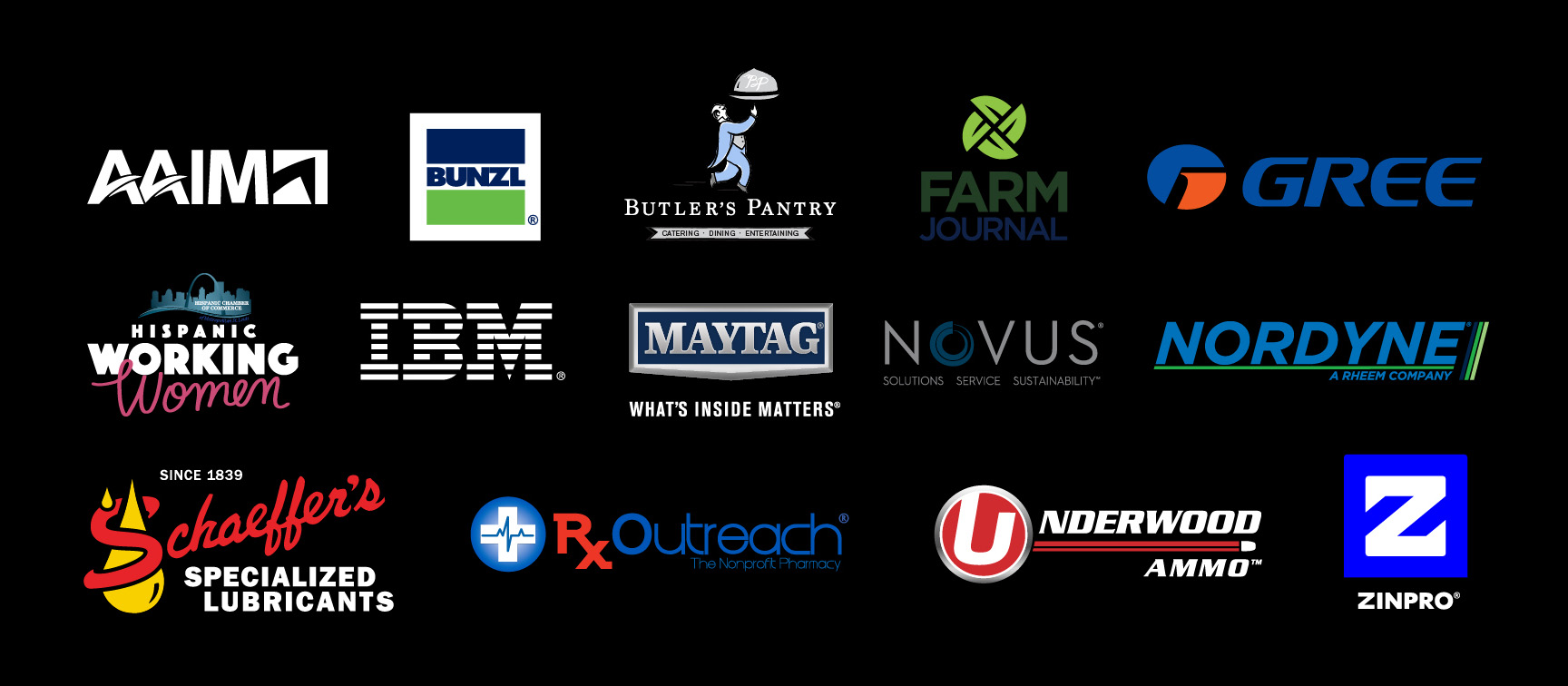 Serving these companies